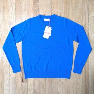 COCOA CASHMERE Lettie Jumper in Blue Size S (NEW WITH TAGS)